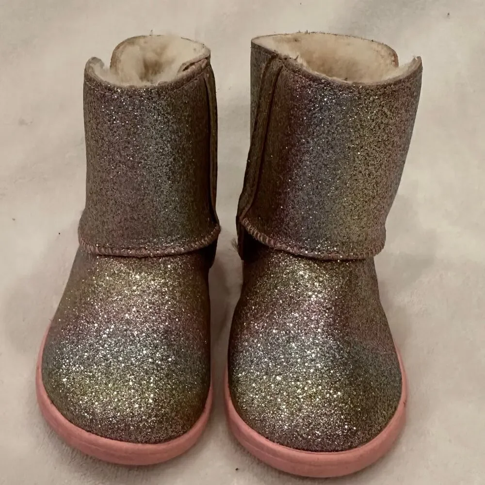 UGG Toddler Boots Keelan Glitter Shoes sz 6 UGG Glitter Boots